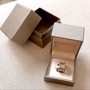 Bvlgari BZERO1 4 bands white gold ring size 50